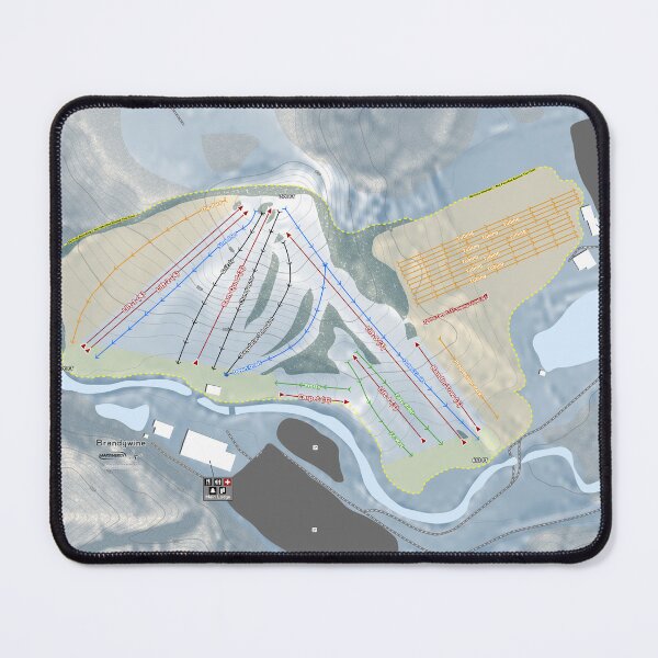 Item preview, Brandywine Resort Trail Map designed and sold by Mapsynergy.