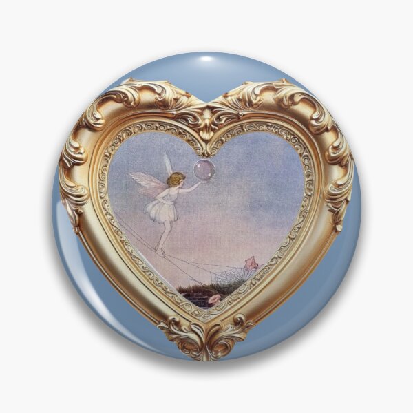 Item preview, Framed Painting of a Bubble Fairy on a Spiderweb designed and sold by HeyGurlHe.