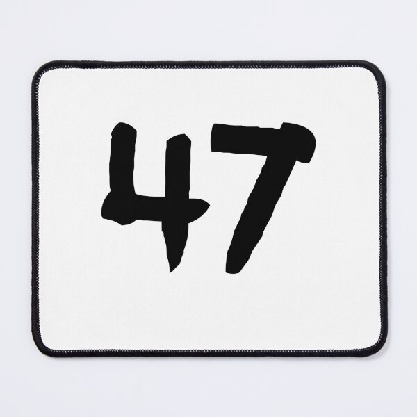 Item preview, 47, forty-seven, black, ninja designed and sold by Numbers-Art.