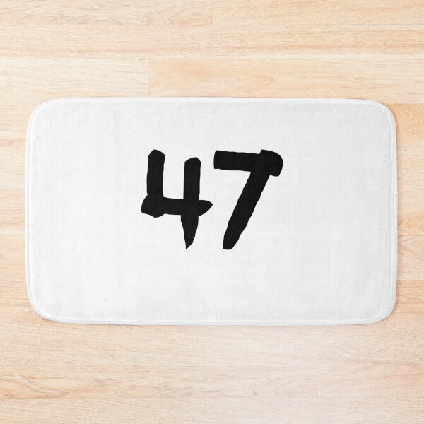 Item preview, 47, forty-seven, black, ninja designed and sold by Numbers-Art.