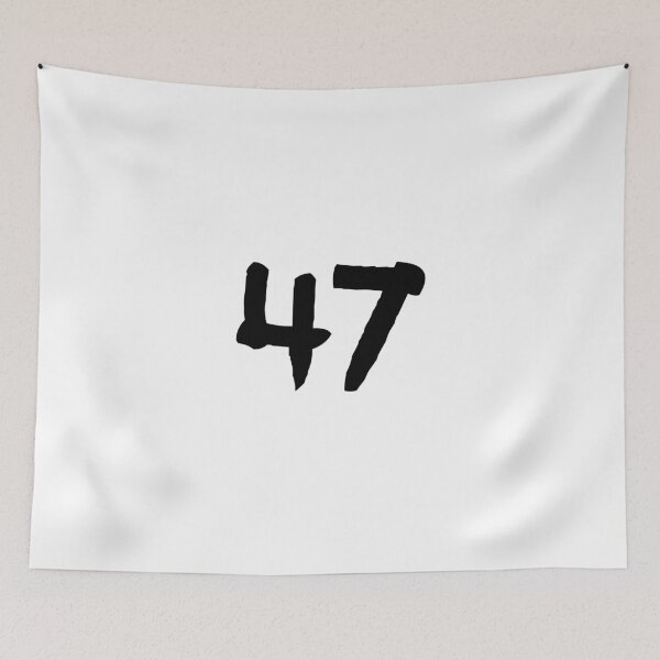 Item preview, 47, forty-seven, black, ninja designed and sold by Numbers-Art.