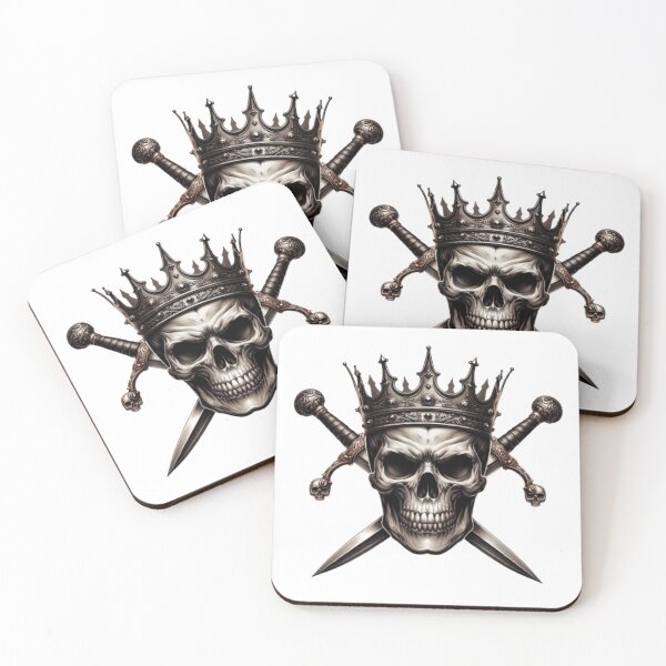 Item preview, Regal Skull with Crown designed and sold by LustandPaint.