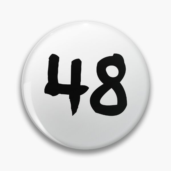 Item preview, 48, forty-eight, black, ninja designed and sold by Numbers-Art.