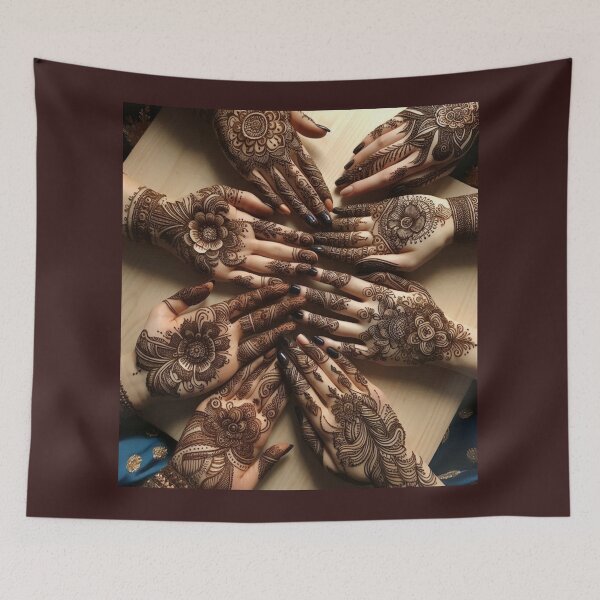 Item preview, Mehndi Mastery: Hand-Drawn Henna Art on Palms designed and sold by 3IN1digiart.