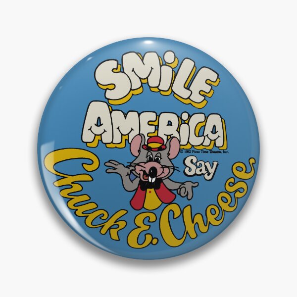 Item preview, Pizza Time Theatre "Smile America" (BRIGHT) Pin + More designed and sold by Mister-Macabre.