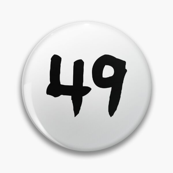 Item preview, 49, forty-nine, black, ninja designed and sold by Numbers-Art.