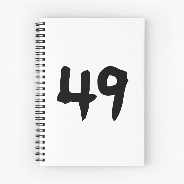 Item preview, 49, forty-nine, black, ninja designed and sold by Numbers-Art.