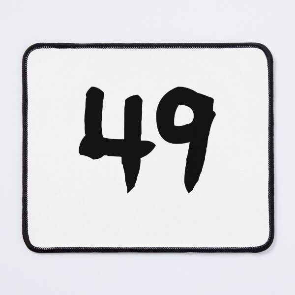 Item preview, 49, forty-nine, black, ninja designed and sold by Numbers-Art.