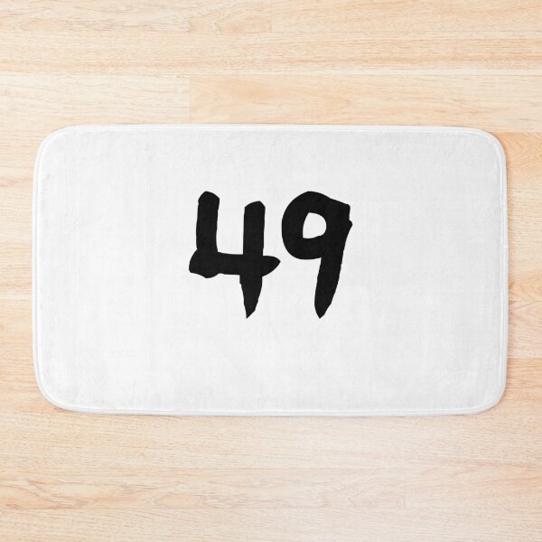 Item preview, 49, forty-nine, black, ninja designed and sold by Numbers-Art.