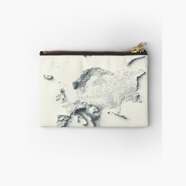 Item preview, Europe Shaded Relief Map 3D digitally-rendered designed and sold by ThinkAboutMaps.