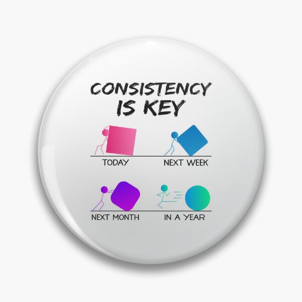 Item preview, Consistent Mindset Motivational Consistency Consistent Brain designed and sold by farhanhafeez.
