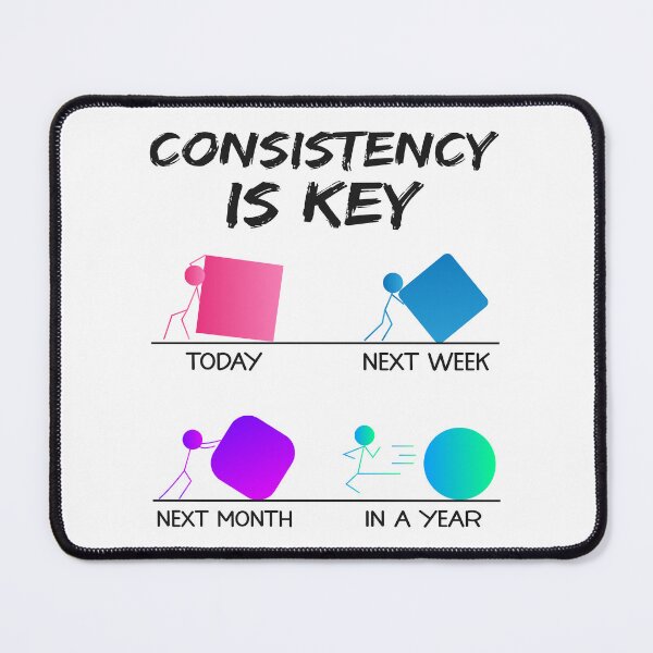 Item preview, Consistent Mindset Motivational Consistency Consistent Brain designed and sold by farhanhafeez.