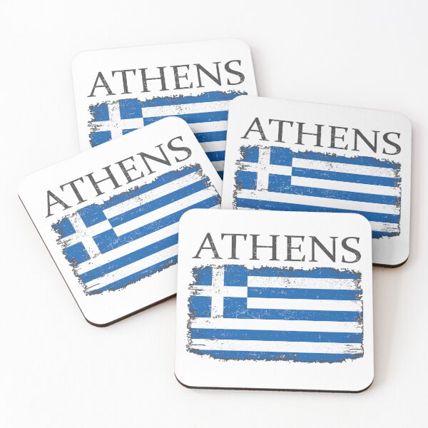 Artikelvorschau, Athens Greece Flag Greece Tourist Capital Greece Athens Tourist entworfen und verkauft von farhanhafeez.