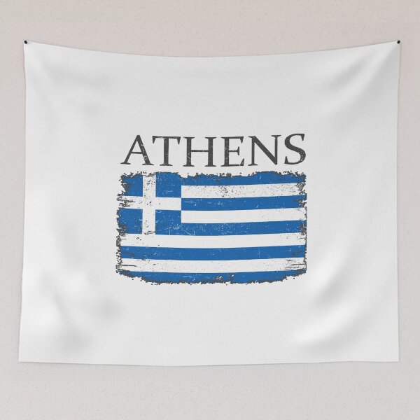 Item preview, Athens Greece Flag Greece Tourist Capital Greece Athens Tourist designed and sold by farhanhafeez.