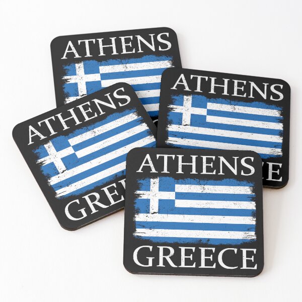 Artikelvorschau, Athens Greece Flag Greece Tourist Capital Greece Athens Tourist entworfen und verkauft von farhanhafeez.