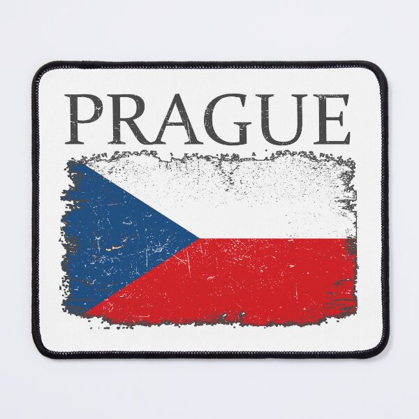 Artikelvorschau, Prague Czech Republic Flag Czech Tourist Prague Tourist entworfen und verkauft von farhanhafeez.