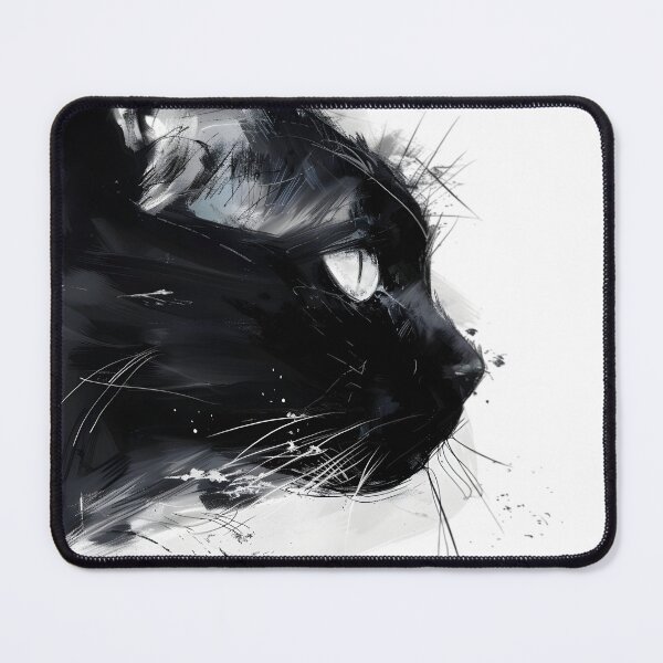 Item preview, Painted Black Cat designed and sold by WalkWithMimi.