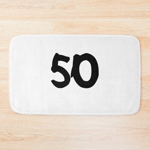Item preview, 50, fifty, black, ninja designed and sold by Numbers-Art.