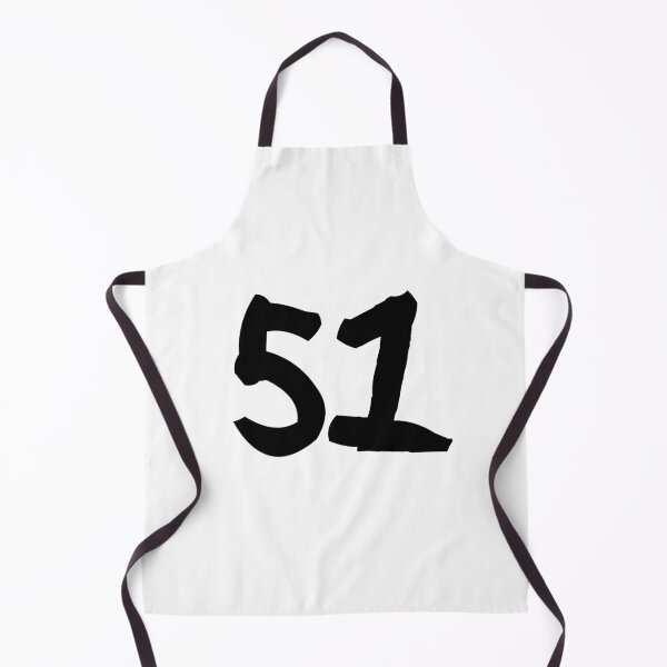 Item preview, 51, fifty-one, black, ninja designed and sold by Numbers-Art.