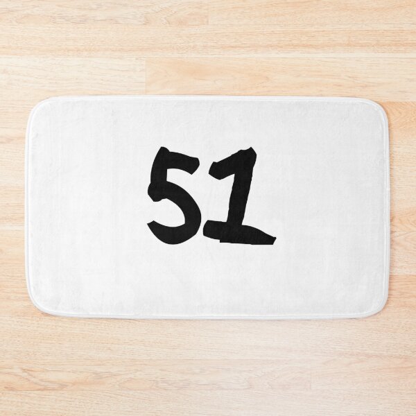 Item preview, 51, fifty-one, black, ninja designed and sold by Numbers-Art.