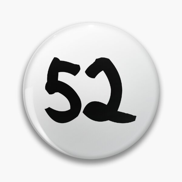 Item preview, 52, fifty-two, black, ninja designed and sold by Numbers-Art.