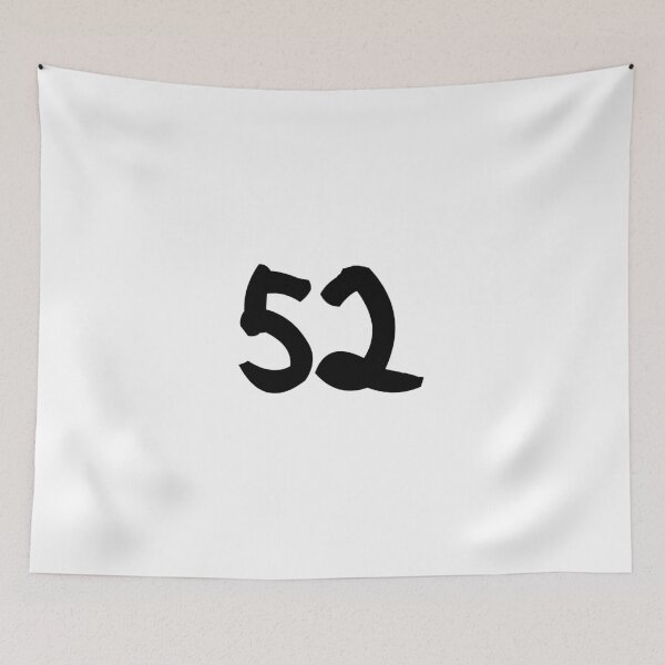 Item preview, 52, fifty-two, black, ninja designed and sold by Numbers-Art.