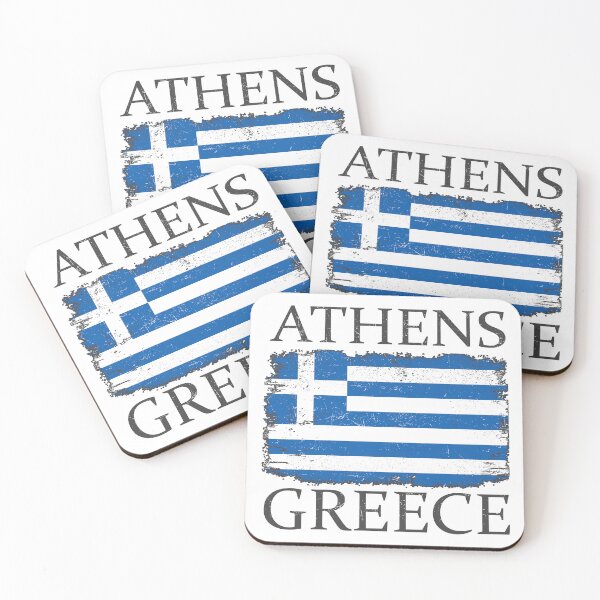 Artikelvorschau, Athens Greece Flag Greece Tourist Capital Greece Athens Tourist entworfen und verkauft von farhanhafeez.