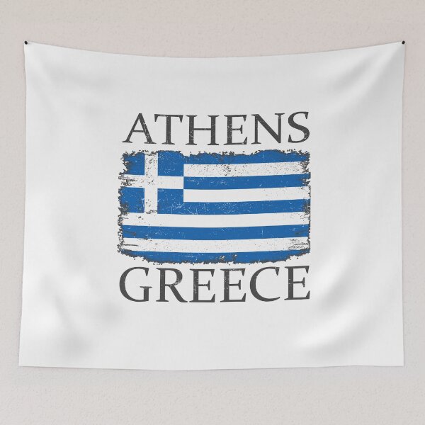 Item preview, Athens Greece Flag Greece Tourist Capital Greece Athens Tourist designed and sold by farhanhafeez.