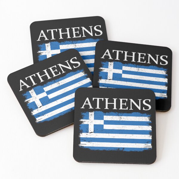 Artikelvorschau, Athens Greece Flag Greece Tourist Capital Greece Athens Tourist entworfen und verkauft von farhanhafeez.
