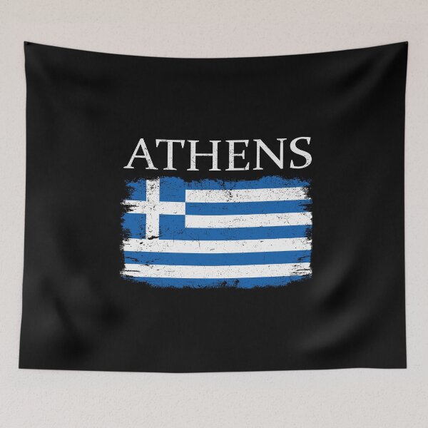 Item preview, Athens Greece Flag Greece Tourist Capital Greece Athens Tourist designed and sold by farhanhafeez.
