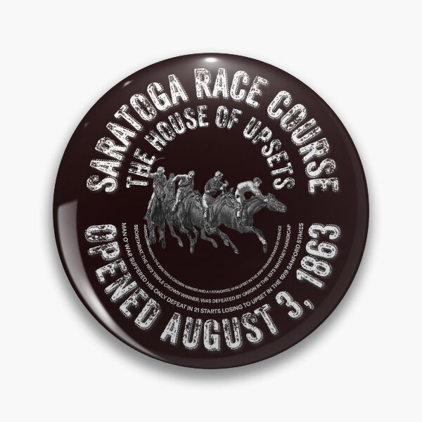 Item preview, Saratoga Race Course - The House of Upsets horse racing design designed and sold by Ginny Luttrell.