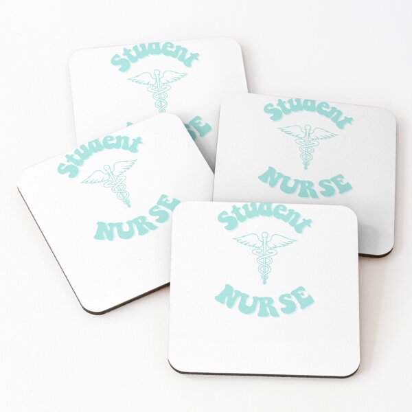 Item preview, Student Nurse (Light blue, teal) Aesthetic Laptop sticker  designed and sold by smellbellart3.