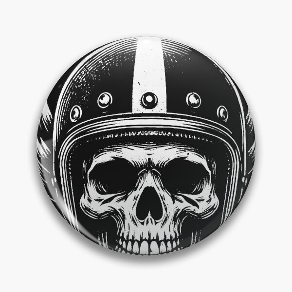 Item preview, Dark Art Skull Rider Helmet Motorcycle Biker Grunge Vintage Tattoo designed and sold by MORSPECTIVE.