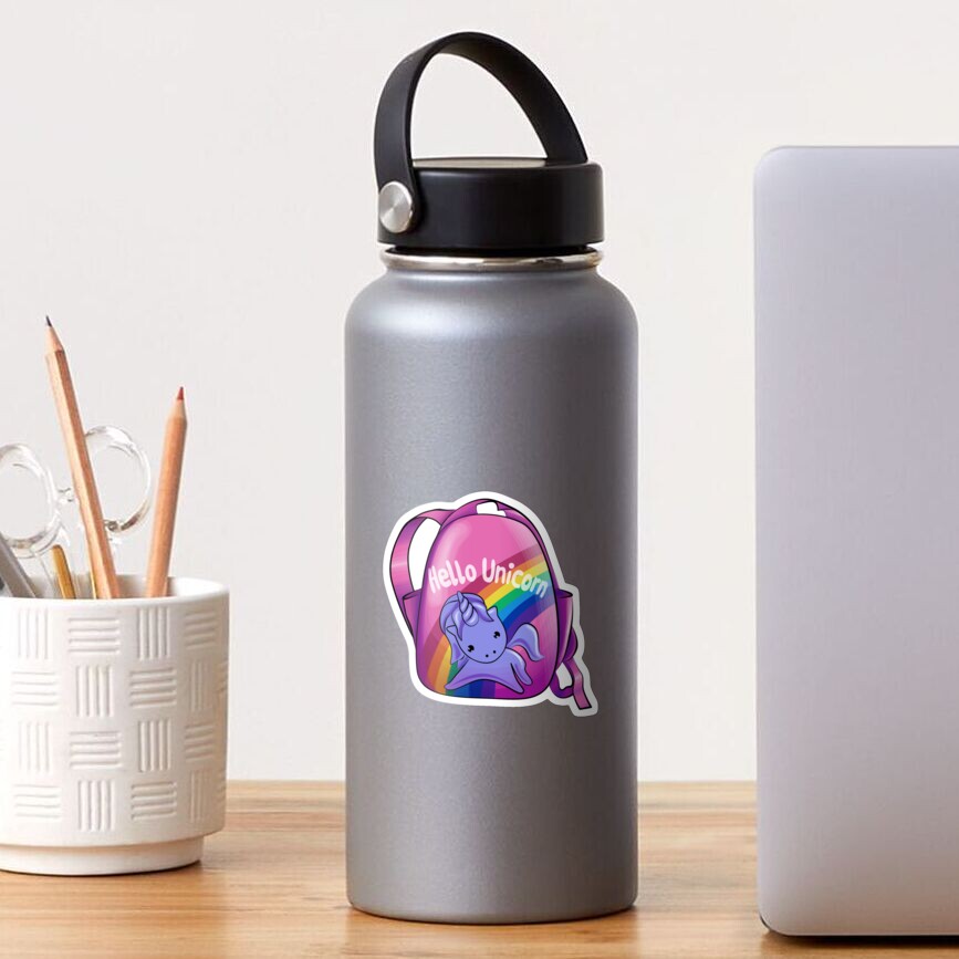 Hello Unicorn Sticker
