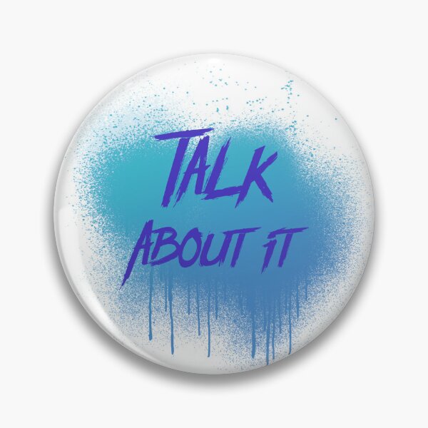 Item preview, Adult mental health talk about it graffiti art design designed and sold by Happy Heart.
