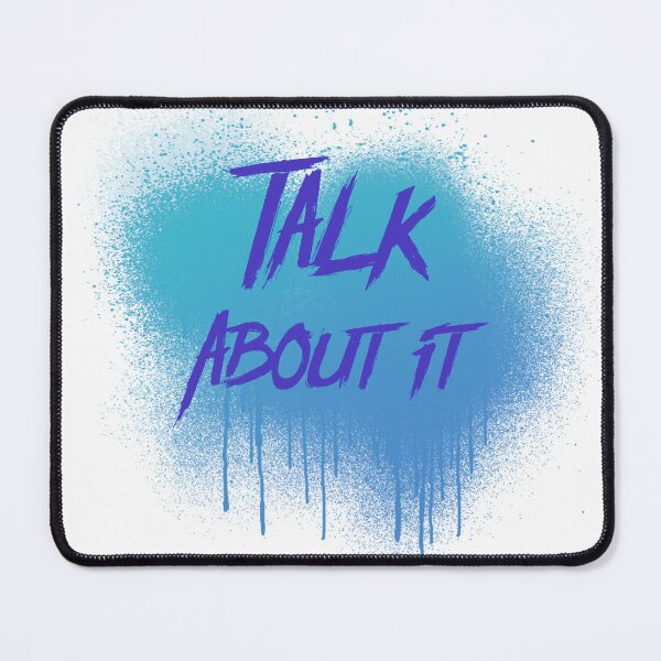 Item preview, Adult mental health talk about it graffiti art design designed and sold by Happy Heart.