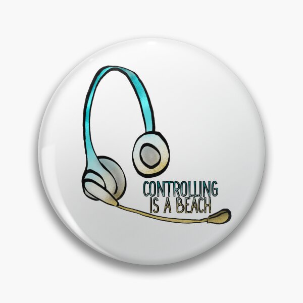 Item preview, ATSea air traffic control but it’s a beach with text designed and sold by AdventuresOy.