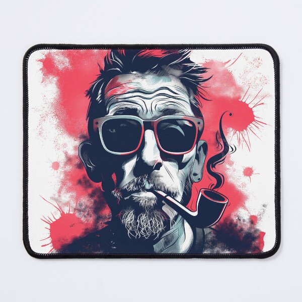 Item preview, Cool Edgy Philosopher Smoking Pipe designed and sold by nshaltiel.