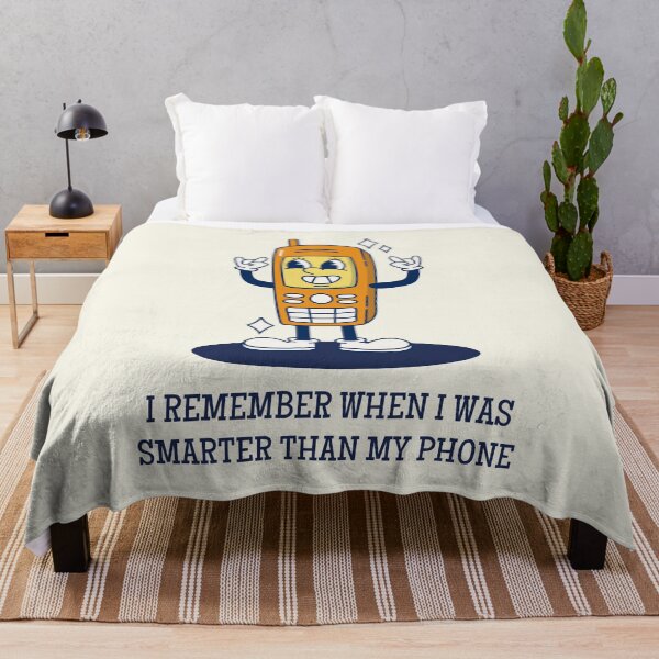 Item preview, I Remember When I Was Smarter Than My Phone designed and sold by InfiniteeShop.