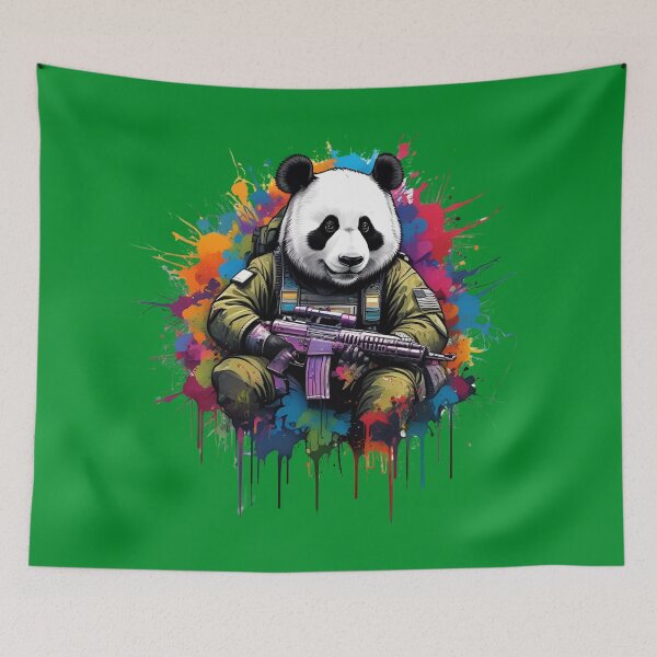 Item preview, Soldier Like a Panda designed and sold by pUNKnown.