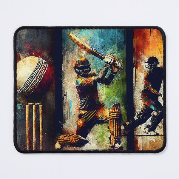 Item preview, Vibrant Cricket Encounter Ball Wickets Batsman designed and sold by SportsT-Shirts.