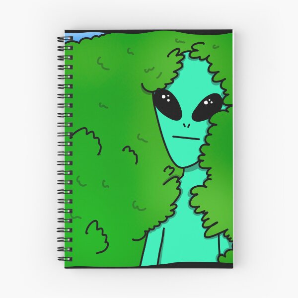Artikelvorschau, Alien läuft rückwärts in eine Hecke – Meme-Stil entworfen und verkauft von InfiniteeShop.