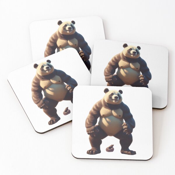 Item preview, Bodybuilding Panda Takes Protein Dump designed and sold by pUNKnown.