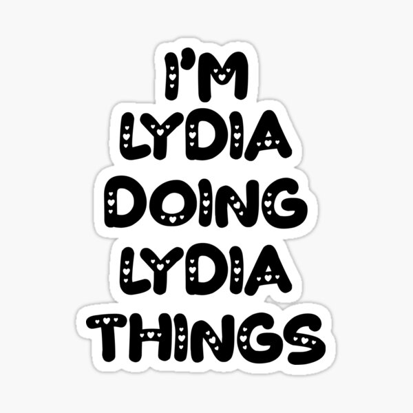 Artikel-Vorschau von Ich bin Lydia und mache Lydia-Sachen, designt und verkauft von Oussinc.