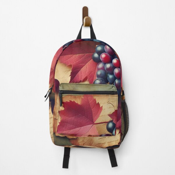 Item preview, Vintage Canvas: Antique Paper with Grape and Maple Leaf Design designed and sold by daruneenok.