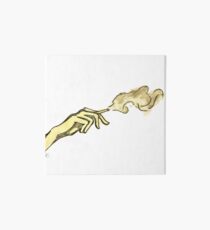 The Hand That Smokes Art Board