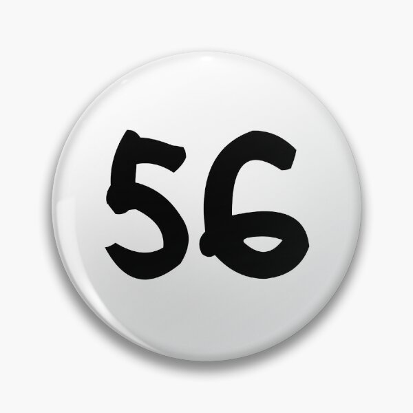 Item preview, 56, fifty-six, black, ninja designed and sold by Numbers-Art.