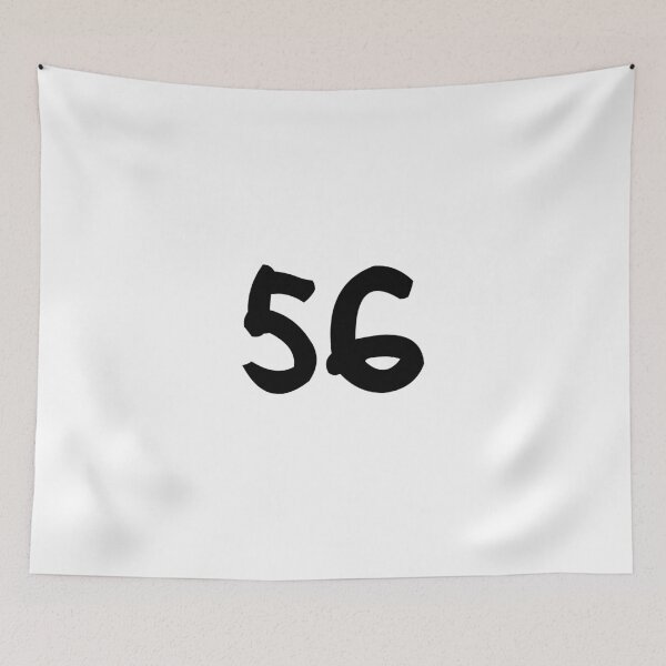 Item preview, 56, fifty-six, black, ninja designed and sold by Numbers-Art.