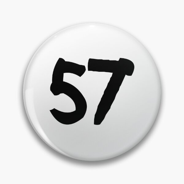 Item preview, 57, fifty-seven, black, ninja designed and sold by Numbers-Art.