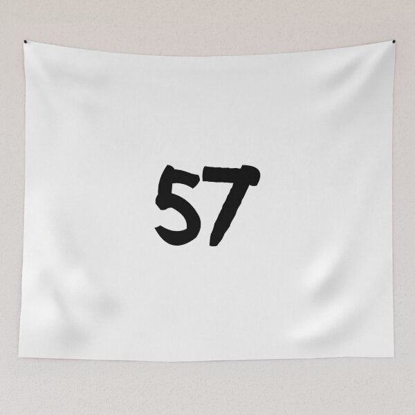 Item preview, 57, fifty-seven, black, ninja designed and sold by Numbers-Art.